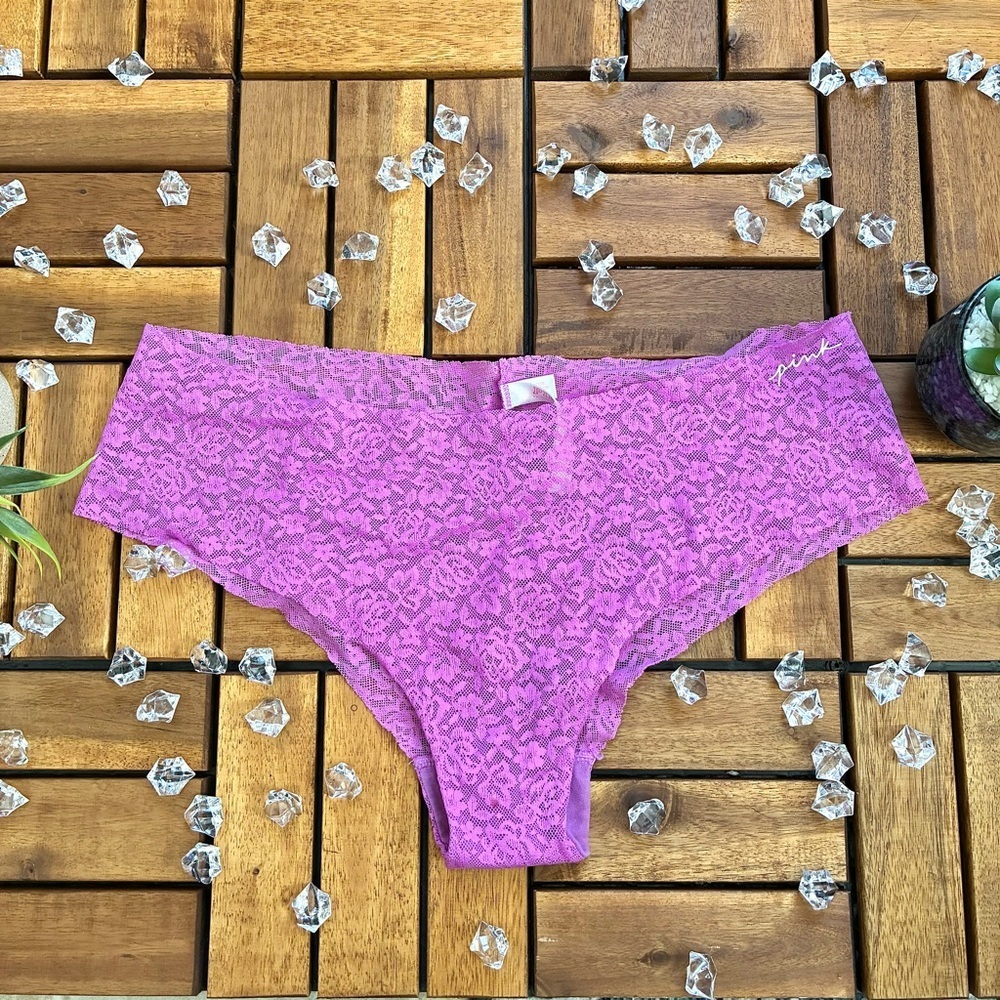 Pink Vs Lace Cheeky Panty